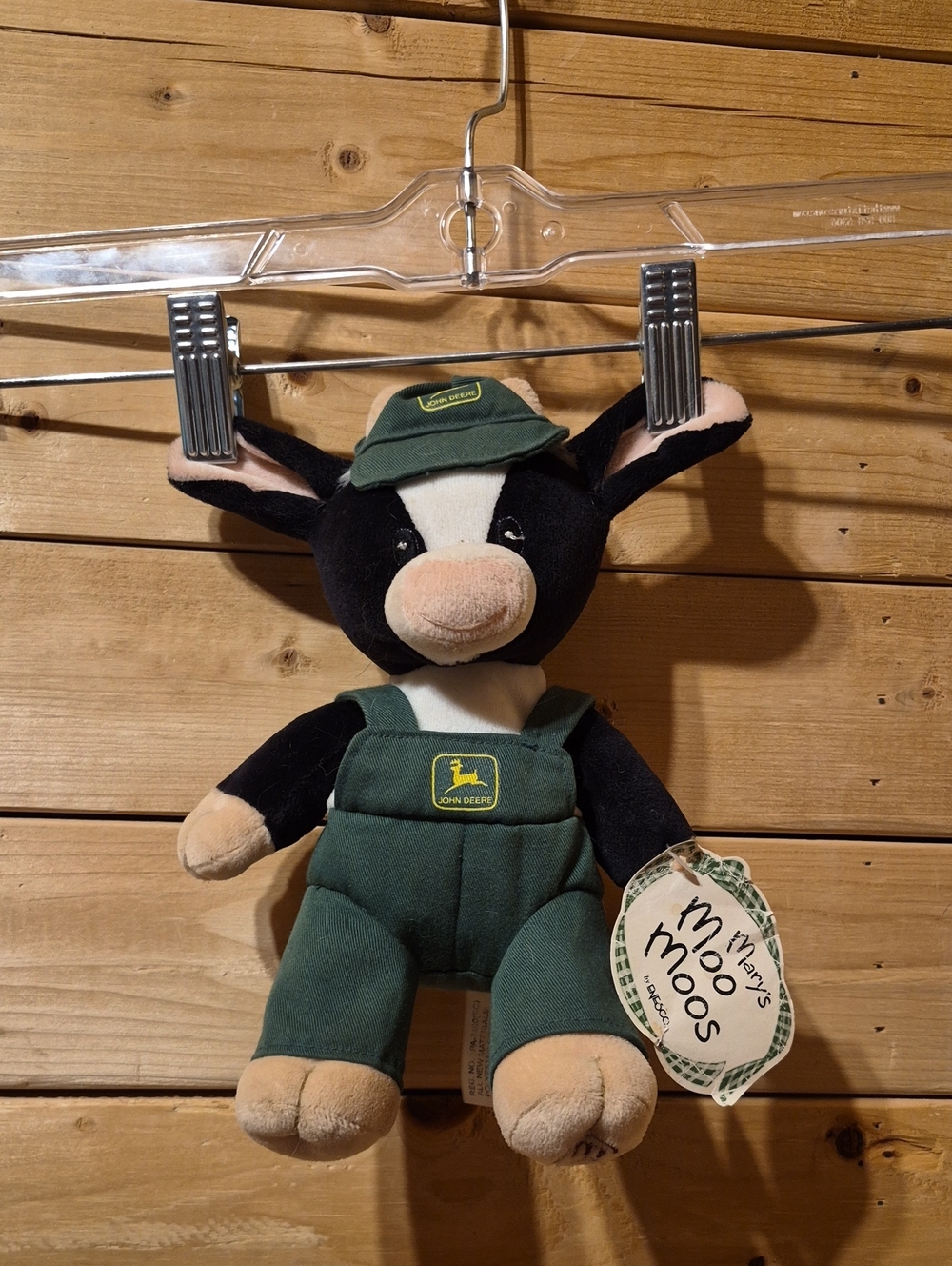 Vintage Mary Moo Moos Plush NWT John Deere Beanie